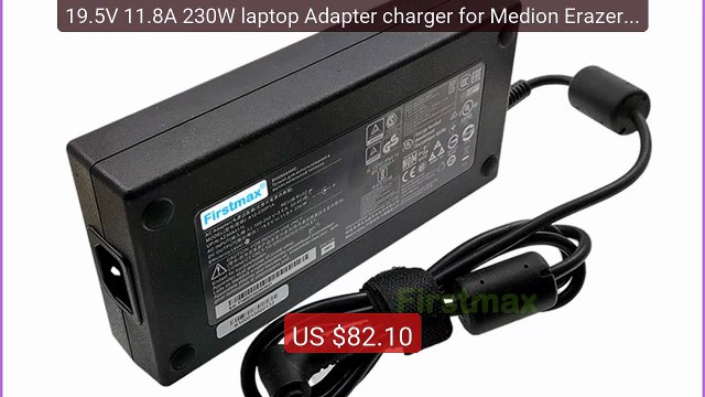 19.5V 11.8A 230W laptop Adapter charger for Medion Erazer P... Top Pick 2026 | Unbeatable Price!