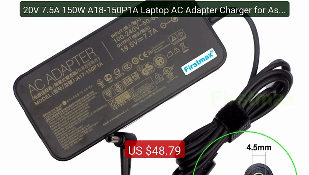 20V 7.5A 150W A18-150P1A Laptop AC Adapter Charger for Asus Vi... -- Best Buy 2026 | Great Quality!