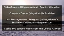 Olska Green – AI Hyperrealism in Fashion Workshop