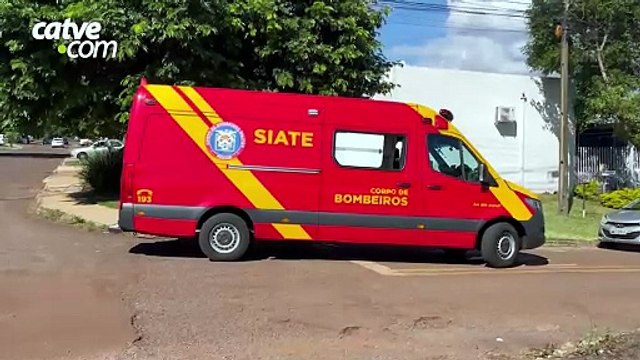 Motociclista fica ferido em batida no bairro Alto Alegre em Cascavel