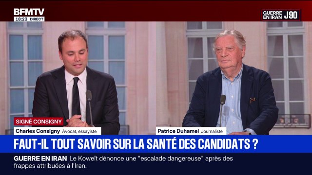 SIGNÉ CONSIGNY - Faut-il tout savoir sur la santé des candidats à l'élection présidentielle?