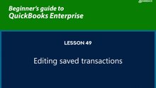 49 - Editing Transactions