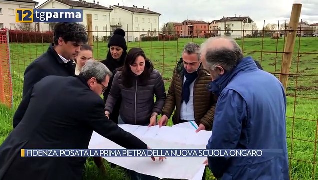 FIDENZA, POSATA LA PRIMA PIETRA DELLA NUOVA SCUOLA ONGARO | FIDENZA, POSATA LA PRIMA PIETRA DELLA NUOVA SCUOLA ONGARO