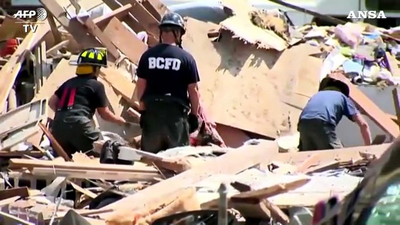 Usa, esplosione di gas e' la causa dell'incidente a Baltimora