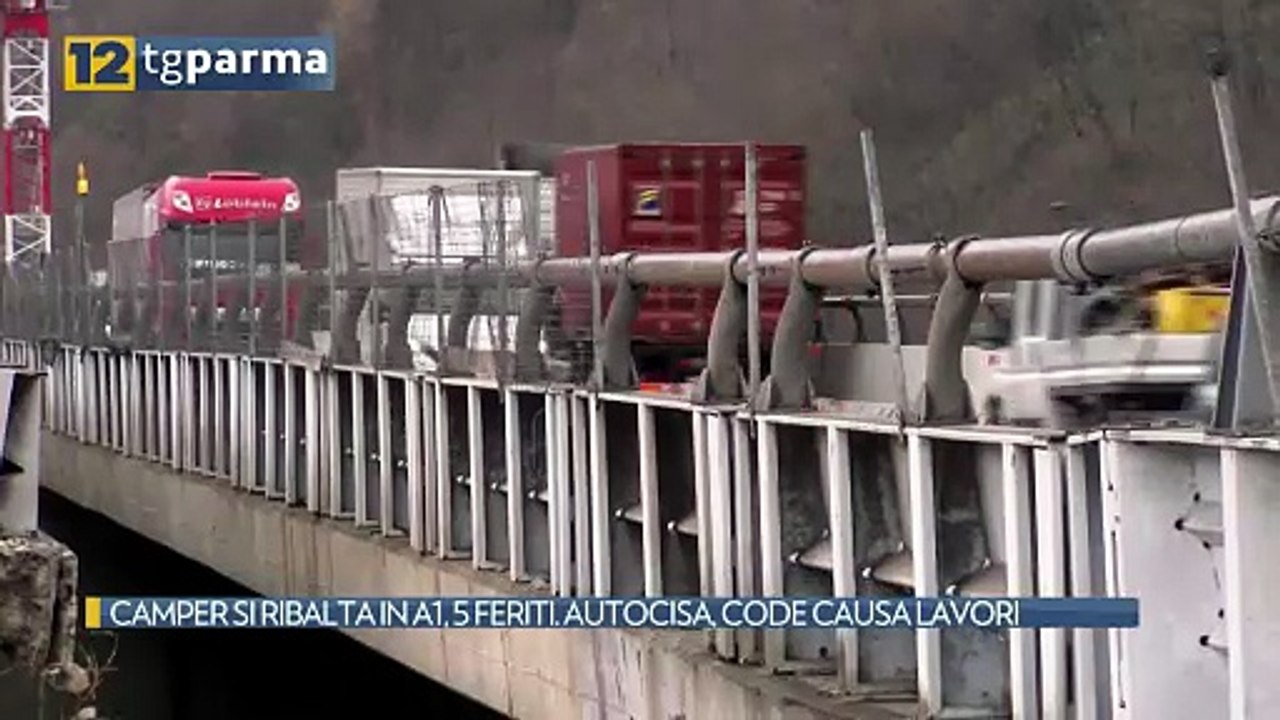 CAMPER SI RIBALTA IN A1, 5 FERITI. AUTOCISA, CODE CAUSA LAVORI | CAMPER SI RIBALTA IN A1, 5 FERITI. AUTOCISA, CODE CAUSA LAVORI