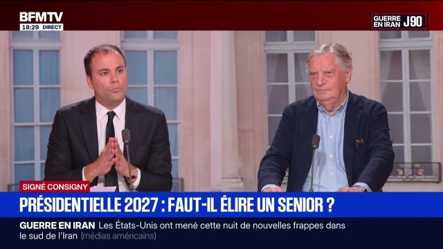 SIGNÉ CONSIGNY - Présidentielle 2027 : faut-il élire un senior ? - 28/05