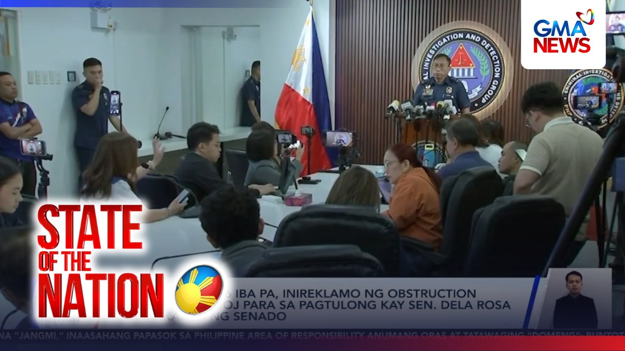 Sen. Padilla at 6 iba pa, inireklamo sa pagtulong kay Sen. Dela Rosa na makaalis ng Senado | SONA