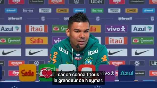 Brésil - Casemiro : Encore une fois, on doit parler de Neymar, Neymar, Neymar...
