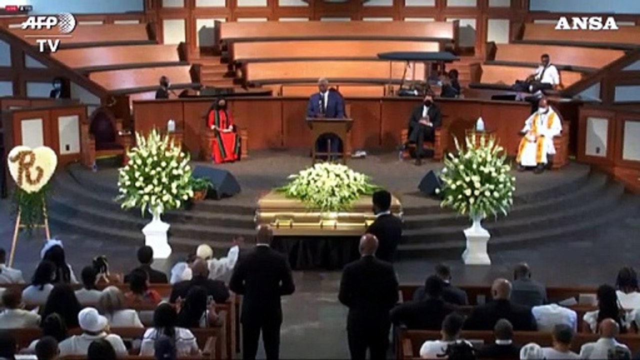 Atlanta, il funerale di Rayshard Brooks ucciso da un poliziotto