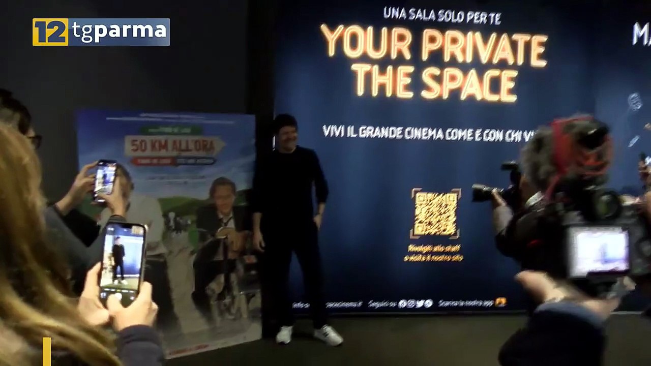 FABIO DE LUIGI A PARMA PER PRESENTARE IL SUO NUOVO FILM "50 KM ALL'ORA" | FABIO DE LUIGI A PARMA PER PRESENTARE IL SUO NUOVO FILM "50 KM ALL'ORA"