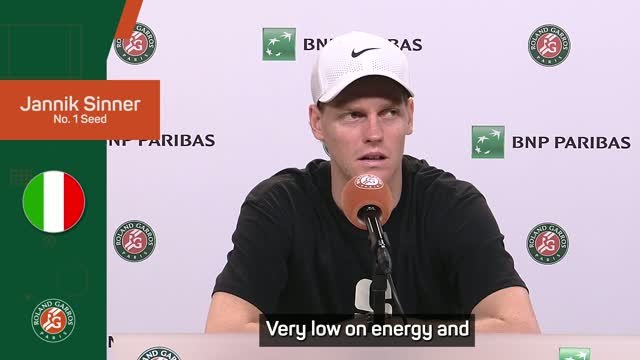 Sinner refuses to blame heat for French Open exit