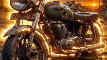 This Rusty Motorcycle Became A Futuristic Monster 🏍️⚡