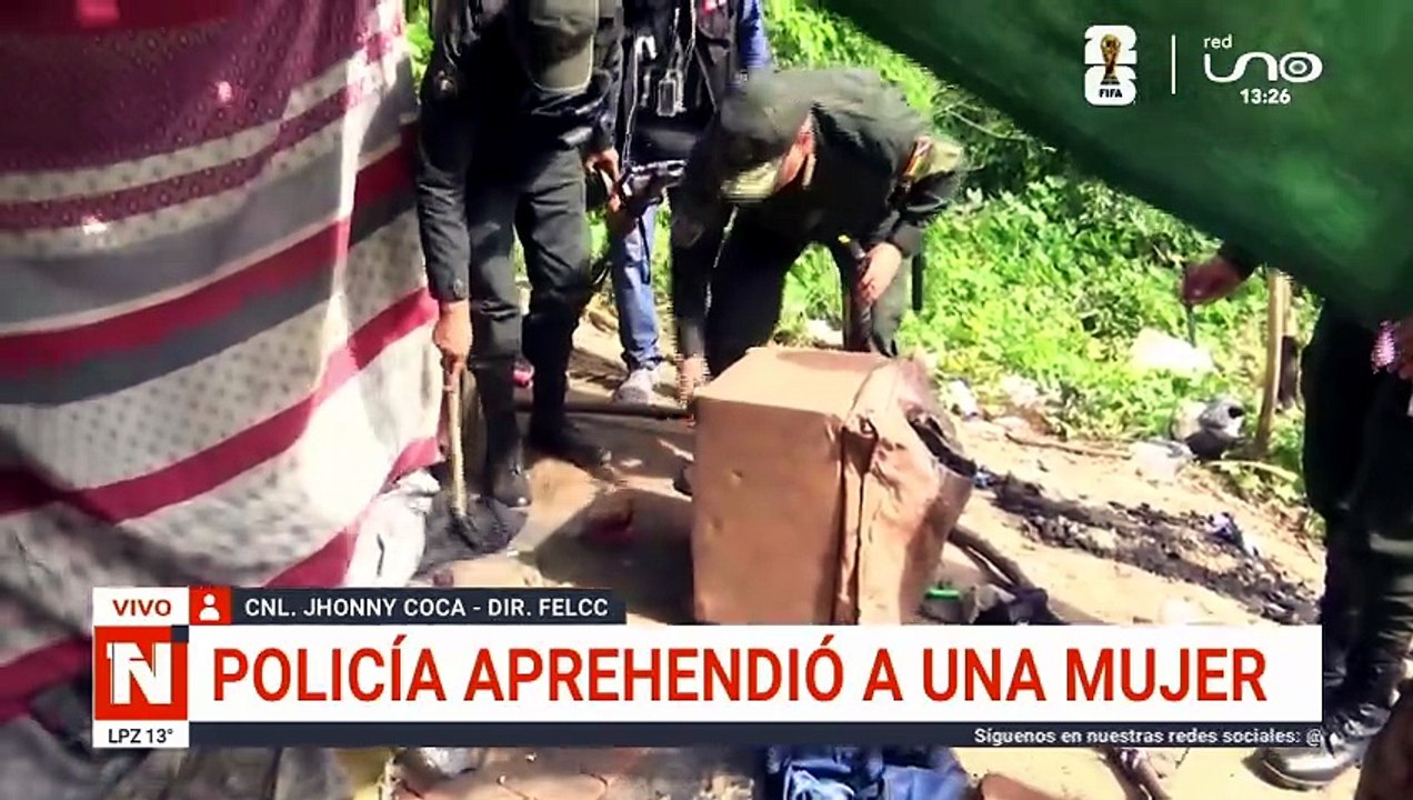 Policía aprehendió a una mujer