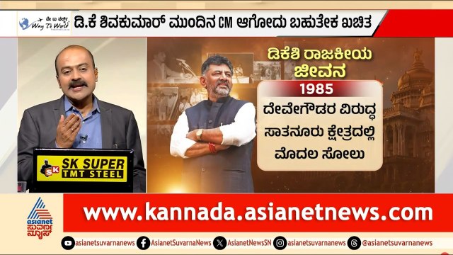 ಡಿಕೆ ಶಿವಕುಮಾರ್ ರಾಜಕೀಯ ಜೀವನದ ಹಾದಿ..! | Dk Shivakumar | Karnataka Politics | Suvarna News Hour
