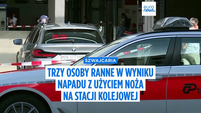 Trzy osoby ranne w ataku nożownika na dworcu w Szwajcarii