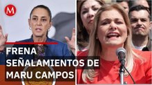 Sheinbaum descarta motivos políticos en comparecencia de Maru Campos ante la FGR