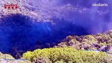 Confinados 600 vecinos del municipio de Orrius (Barcelona) por un incendio forestal originado en una fábrica