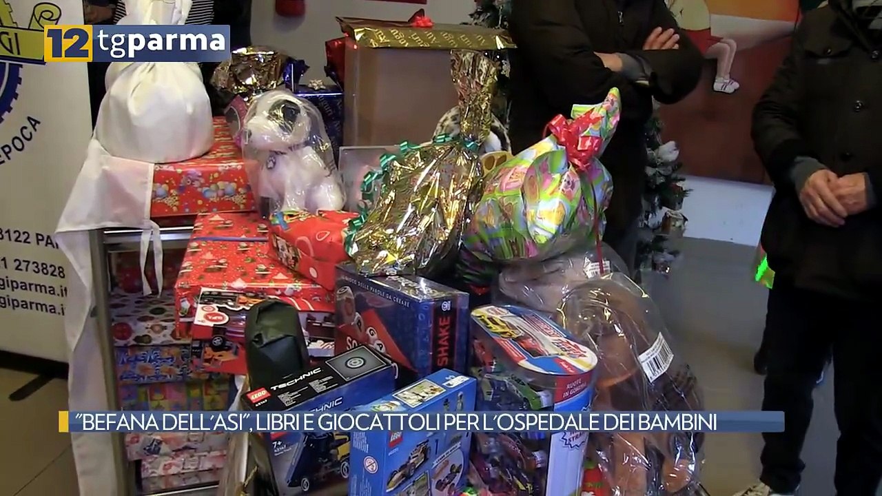 "BEFANA DELL'ASI", LIBRI E GIOCATTOLI PER L'OSPEDALE DEI BAMBINI | "BEFANA DELL'ASI", LIBRI E GIOCATTOLI PER L'OSPEDALE DEI BAMBINI