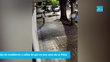Seguidilla de robo de medidores y caños de gas en una zona de La Plata