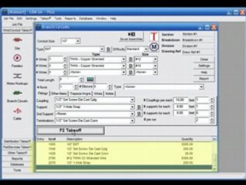 Electrical Bid Manager SQL - Part 1