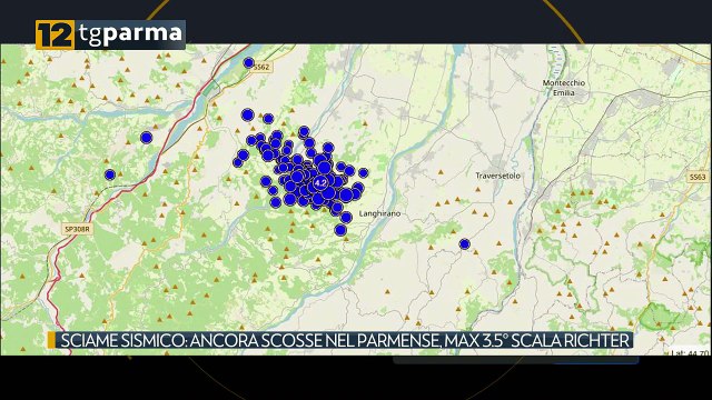 SCIAME SISMICO: ANCORA SCOSSE NEL PARMENSE, MAX 3.5° SCALA RICHTER | SCIAME SISMICO: ANCORA SCOSSE NEL PARMENSE, MAX 3.5° SCALA RICHTER