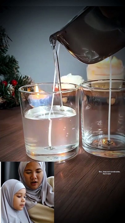 Water Candles DIY | Easy Floating Candle Decor Idea #WaterCandles #FloatingCandles #DIYDecor #HomeDecor #CandleDIY #TableDecor #WeddingDecor #RoomDecor #CreativeDIY #CraftlyDIY