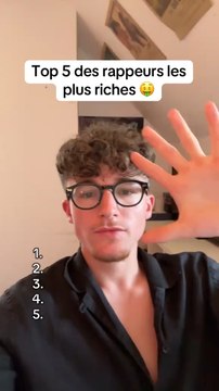 Top 5 des rappeurs lesplus riches 🤑 #musique #rap #rapfr #rappeur