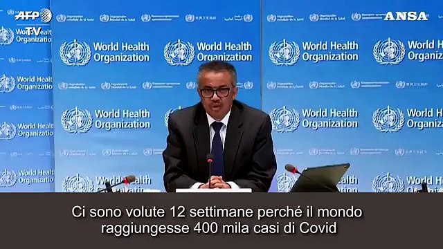 Coronavirus, Oms: Epidemia sta accelerando, non ancora raggiunto il picco