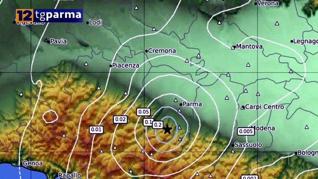 SCIAME SISMICO, ANCORA SCOSSE; TERREMOTO DI MAGNITUDO 3.1 A LANGHIRANO | SCIAME SISMICO, ANCORA SCOSSE; TERREMOTO DI MAGNITUDO 3.1 A LANGHIRANO