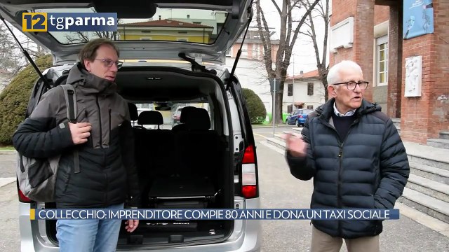 COLLECCHIO: IMPRENDITORE COMPIE 80 ANNI E DONA UN TAXI SOCIALE | COLLECCHIO: IMPRENDITORE COMPIE 80 ANNI E DONA UN TAXI SOCIALE