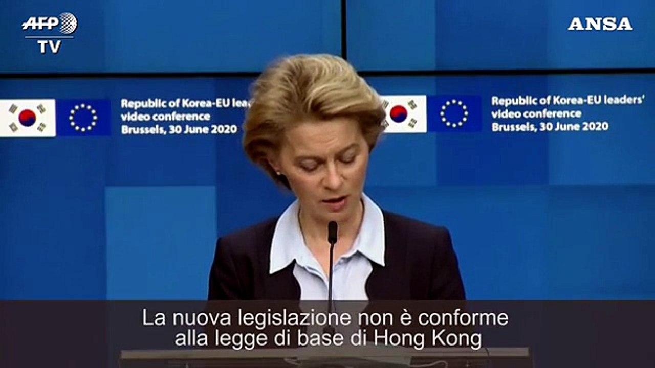 Hong Kong, l'Ue condanna la promulgazione della legge sulla sicurezza nazionale da parte di Pechino