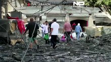 Líbano: moradores de Tiro removem escombros após ataques israelitas