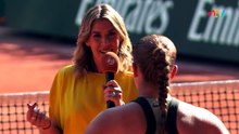 2e tour - Diane Parry : C'est toujours dur de finir ce genre de match