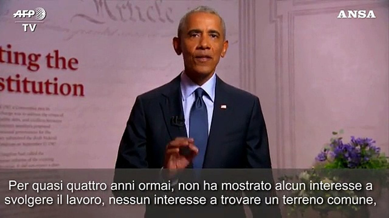 Usa 2020, Obama attacca Trump: "Minacciate le nostre istituzioni democratiche"