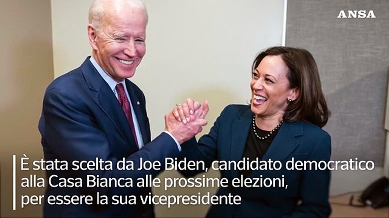 Chi e' Kamala Harris, la candidata alla vicepresidenza Usa scelta da Biden