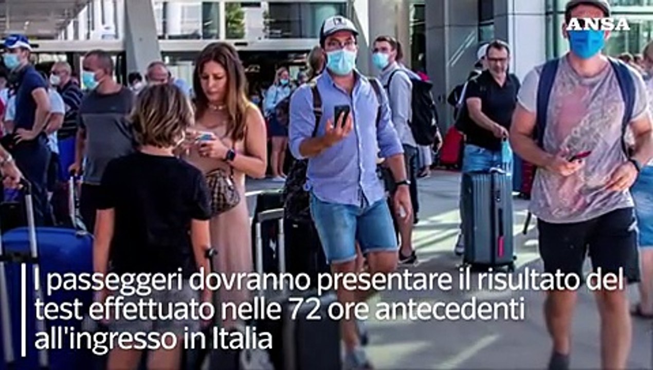 Nuove procedure per chi rientra da Paesi a rischio