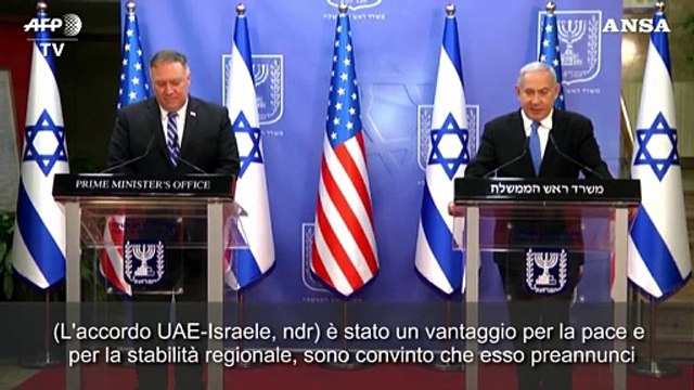 Accordo di Pace Israele-Emirati Arabi, Netanyahu: Vantaggio per la pace