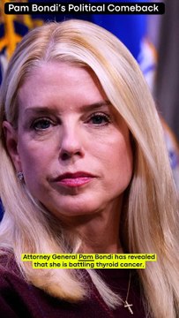 Breaking News: Pam Bondi Diagnosed With Cancer Amid Political Drama #worldnews#pambondi #trump