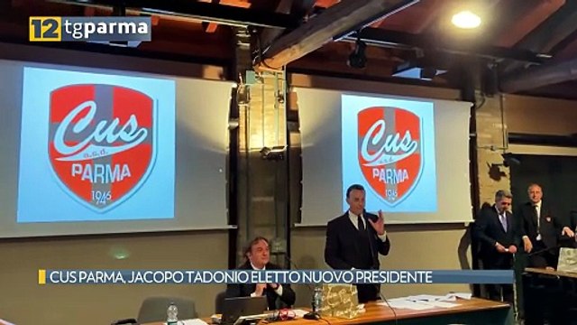 CUS PARMA, JACOPO TADONIO ELETTO NUOVO PRESIDENTE | CUS PARMA, JACOPO TADONIO ELETTO NUOVO PRESIDENTE