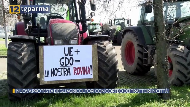 NUOVA PROTESTA DEGLI AGRICOLTORI CON CORTEO DEI TRATTORI IN CITTÀ | NUOVA PROTESTA DEGLI AGRICOLTORI CON CORTEO DEI TRATTORI IN CITTÀ
