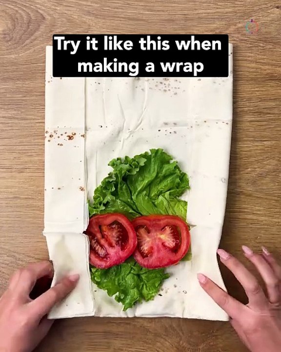The wrap rolling trick you need 🌯