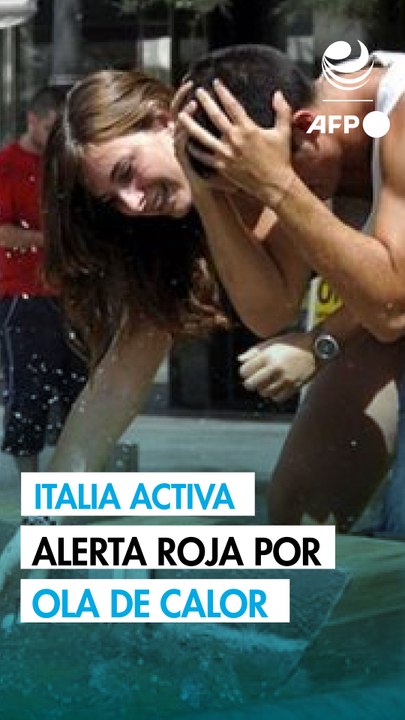 Italia declara alerta roja por ola de calor en Roma y otras cuatro ciudades