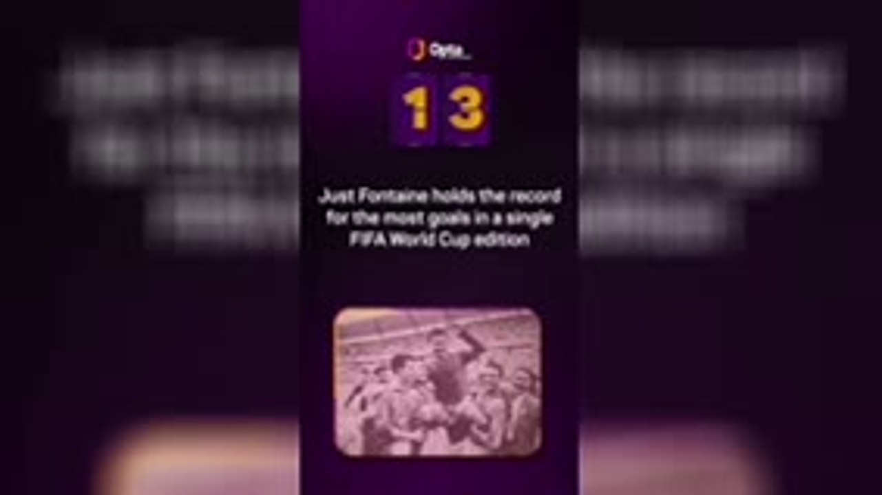 Opta's World Cup countdown - 13 days to go