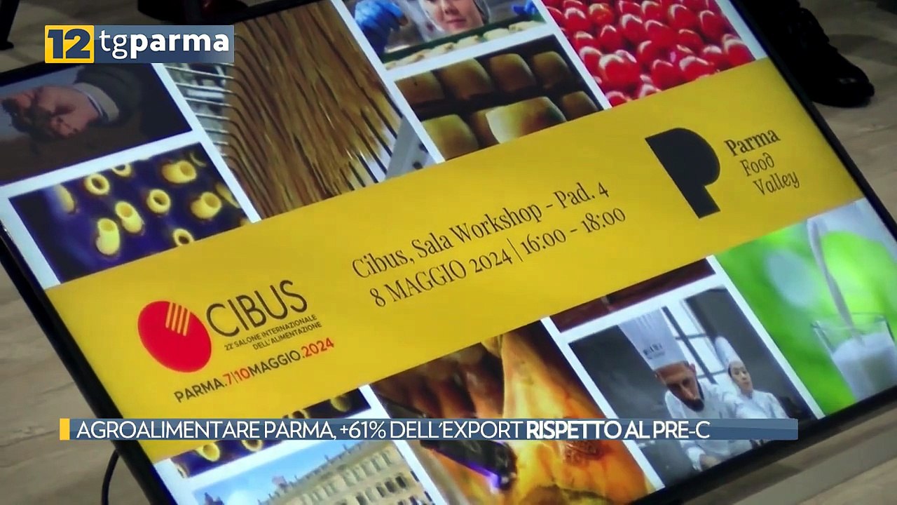 AGROALIMENTARE PARMA, +61% DELL'EXPORT RISPETTO...