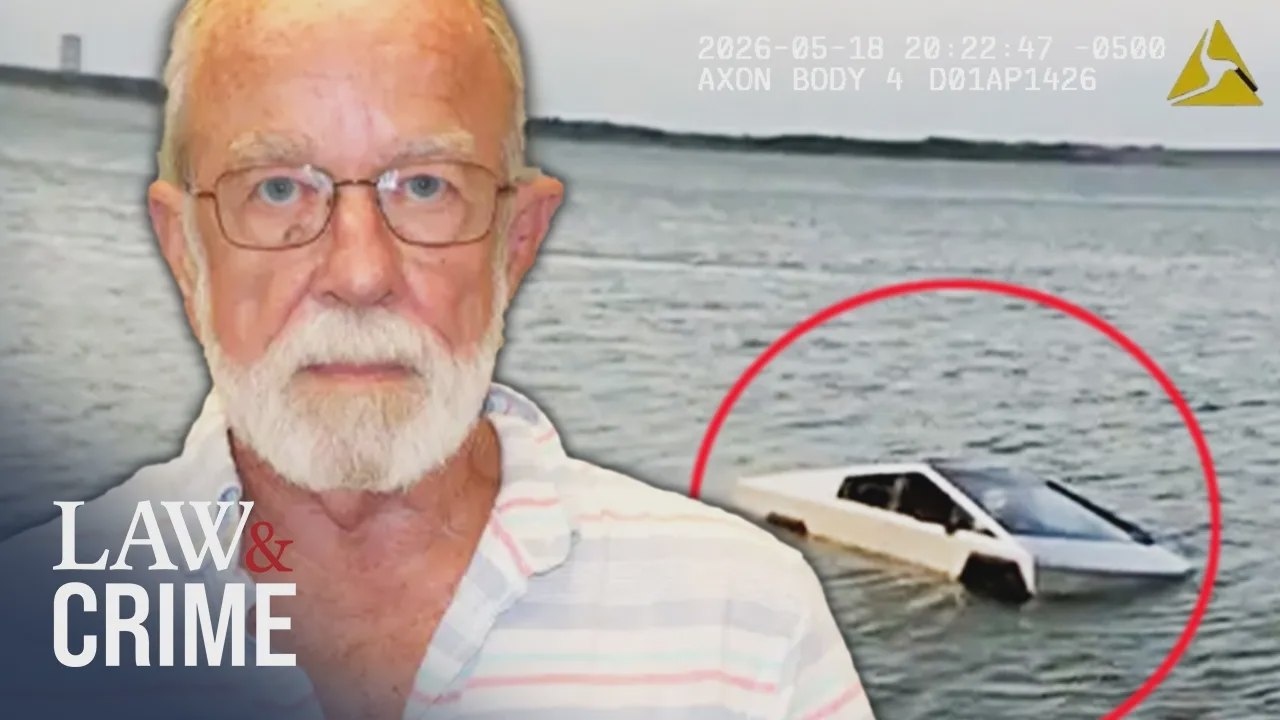 Il donne une excuse hallucinante après avoir plongé son Cybertruck dans un lac
