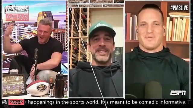 Pat McAfee Apologizes to Jimmy Kimmel Over Aaron Rodgers' Jeffrey Epstein Claim | THR News Video [Full Movie]