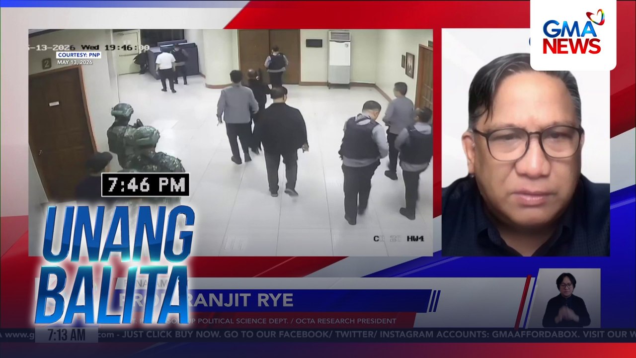 Panayam kay Prof. Ranjit Rye, Asst. Prof. UP Political Science Dept. / OCTA Research Pres. (May 29, 2026) | Unang Balita