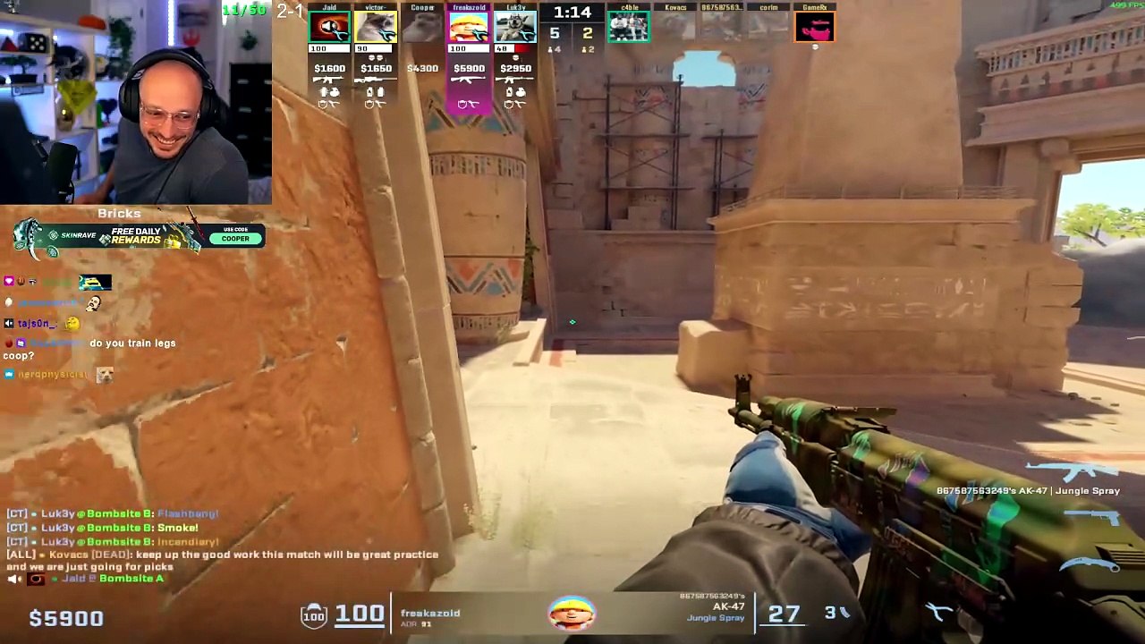 Counter-Strike #371: "PURE QUAD MEAT Q!"