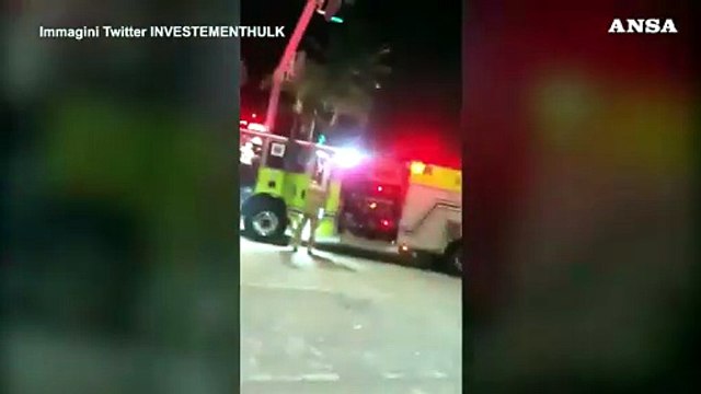 Miami, crolla nella notte un palazzo di 12 piani