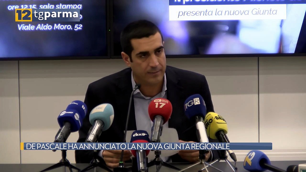 DE PASCALE HA ANNUNCIATO LA NUOVA GIUNTA REGIONALE | DE PASCALE HA ANNUNCIATO LA NUOVA GIUNTA REGIONALE